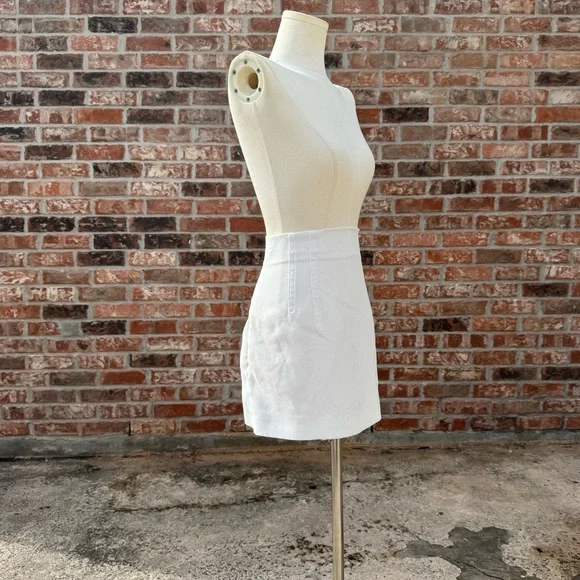 Zara white mini skirt / L / Excellent condition - Picture 7 of 11